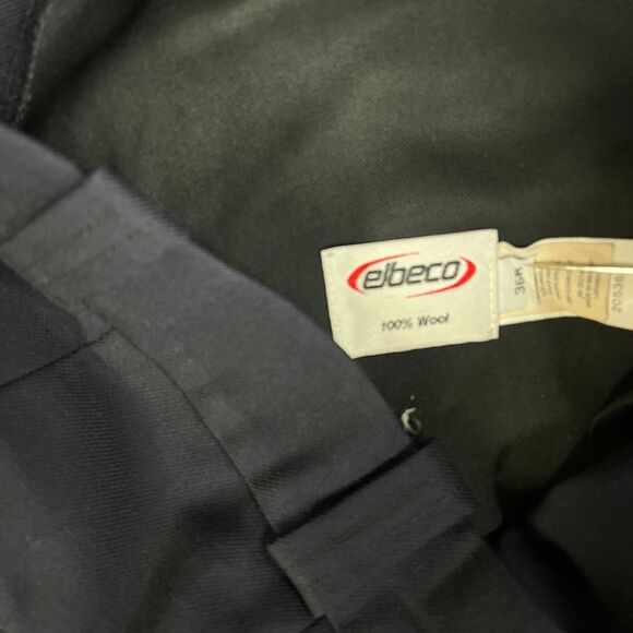 Elbeco Pants Mens 36R x  26 Blue Wool EMT Medical Military Pockets Uniform - Picture 6 of 14